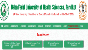 BFUHS Pharmacist Vacancy 2026; Notification, Eligibility, Syllabus and Cut-Off Guide