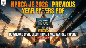 HPRCA JE Previous Year Question Papers PDF 2026 – Download Civil, Electrical & Mechanical Papers