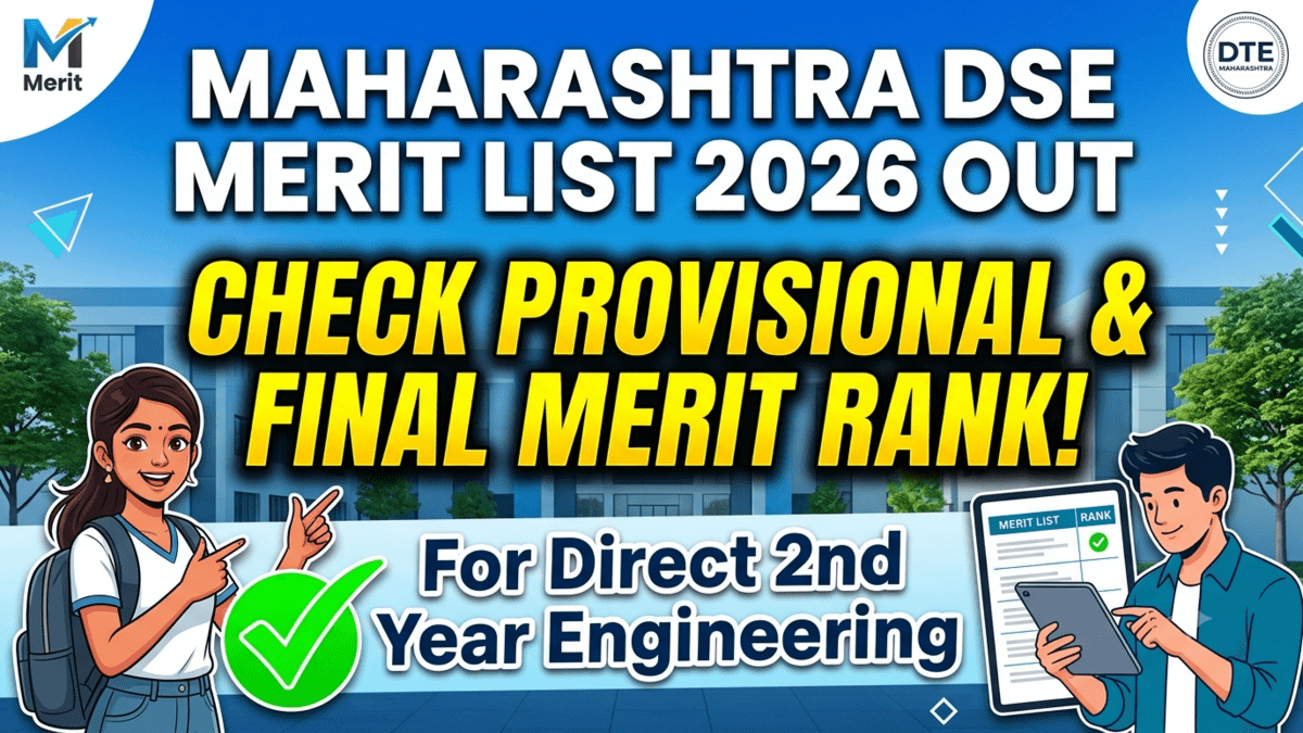 Maharashtra DSE Merit List 2026 Out; Check Provisional & Final Merit ...