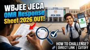 WBJEE JECA OMR Response Sheet 2026 Out; Download OMR Images, Check Recorded Responses & Raise Objection by 24 July