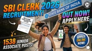 SBI Clerk Vacancy 2026 Out; 1538 Junior Associate Posts, Apply Online