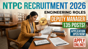 NTPC Deputy Manager 2026 Notification Out for 135 Posts, Apply Online
