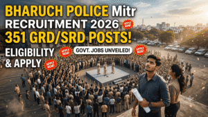 Bharuch Police Mitra Recruitment 2026; 351 GRD/SRD Posts, Eligibility & Apply